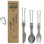 Zestaw sztućców Rockland Titanium Tools