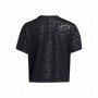 Koszulka damska Under Armour Rush Energy Emboss Crop SS