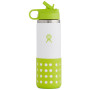 Butelka dla dziecka Hydro Flask Kids Wide Mouth 20 oz Straw Lid/Boot żółty Jungle