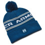 Męska czapka zimowa Under Armour Halftime Pom Beanie niebieski Varsity Blue / / White