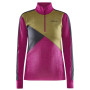 Damska koszulka Craft ADV Nordic Wool HZ różowy/żółty Roxo-Slate