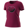 Koszulka damska Dynafit Artist Series Co T-Shirt W czerwony beet red/BOTTLE
