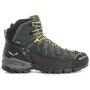 Buty męskie Salewa MS Alp Trainer MID GTX szary/zielony Carbon/Ringlo 