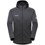 Męska bluza Mammut Nair ML Hooded Jacket Men zarys black melange-white
