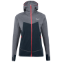 Bluza damska Salewa Puez Hybrid PL W FZ szary/niebieski 3961 navy blazer melange