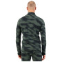Męska koszulka Mons Royale Cascade Merino Flex 200 1/4 Zip Rosin Motion