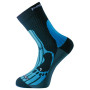 Skarpetki Progress 8MB Merino czarny/niebieski Black/Blue/Gray