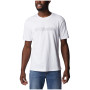 Koszulka męska Columbia Pacific Crossing™ II Graphic SS Tee biały White, CSC Outlined Graphic