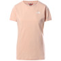 Koszulka damska The North Face S/S Simple Dome Tee jasnoróżowy EveningSandPink