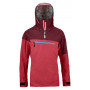Kurtka damska Ortovox Corvara Anorak czerwony HotCoral