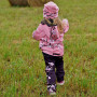 Dziecięce spodnie softshellowe WAMU Purple
