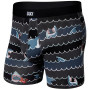 Bokserki Saxx Daytripper Boxer Brief Fly czarny/szary getSharky/grey