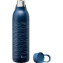 Butelka termiczna Aladdin CityLoop Thermavac eCycle 600 ml niebieski/biały Deep Navy