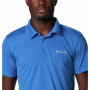 Koszulka męska Columbia Zero Rules Polo Shirt niebieski Bright Indigo