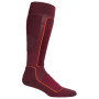 Męskie podkolanówki Icebreaker Mens Ski+ Medium OTC bordowy Cabernet/JetHthr