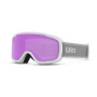 Gogle narciarskie dla kobiet Giro Moxie biały White Grey Chute Amber Pink/Yellow