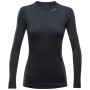 Damska koszulka Devold Duo Active Woman Shirt LS czarny Black