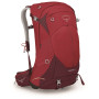 Plecak turystyczny Osprey Stratos 34 czerwony poinsettia red