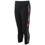 Legginsy damskie 3/4 Dare 2b Curvate 3/4 Tight czarny/różówy Black/Actpnk