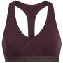 Biustonosz Icebreaker W's Sprite Racerback Bra fioletowy/czerwony Redwood