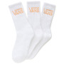 Damskie skarpety Vans Wm Classic Crew 6.5-10 3Pk biały White/Coral Sands