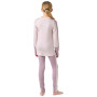 Zestaw dziecięcy Helly Hansen Jr Lifa Merino Midweight Set Purple Clay