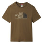 Koszulka męska The North Face S/S Rust 2 Tee 2022 zielony/brązowy Military Olive