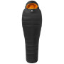 Śpiwór puchowy Mountain Equipment Glacier 1000 Regular czarny/pomarańczowy Me-01595 Obsidian