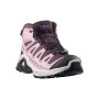Buty dziecięce Salomon X Ultra Mid Gtx J Huckleberry-Dawn Pink-Concord Grape