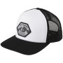 Bejsbolówka Helly Hansen Hh Flatbrim Trucker Cap biały/czarny 001 White