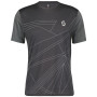 Męska koszulka kolarska Scott M's Trail Flow czarny/szary black/dark grey
