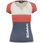 Koszulka damska Karpos Moved Evo W Jersey szary/czerwony Hot Coral/Cloud Dancer/Vintage