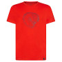 Koszulka męska La Sportiva Cross Section T-Shirt M czerwony Poppy