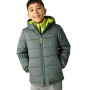 Dziecięca kurtka zimowa Regatta Junior Hooded Marizion Dark Forrest Green khaki Dark Forrest (Wild Lime)