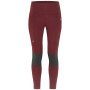 Damskie legginsy Fjällräven Abisko Trekking Tights Pro W czerwony Pomegranate Red-Iron Grey