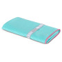 Ręcznik Zulu Luxury 85x150 cm niebieski/różowy Aqua/Pink