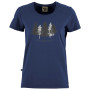 Koszulka damska E9 5Trees niebieski Vintageblue-769