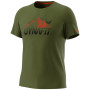 Męska koszulka Dynafit Transalper Graphic S/S Tee M zielony Winter Moss