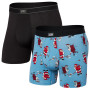 Bokserki Saxx Daytripper Bb Fly 2 Pk jasnoniebieski naughty vs nice/black