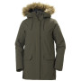 Kurtka zimowa damska Helly Hansen W Classic Parka ciemnozielony Beluga
