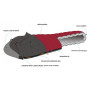 Śpiwór puchowy Warmpeace Viking 900 180 cm