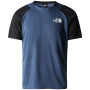 Koszulka męska The North Face Ma S/S Tee niebieski Shady Blue/Tnf Black