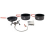 Kuchenka i naczynia Robens Fire Beetle Pro Cook Set M czarny Black
