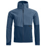 Męska kurtka softshellowa Ortovox Venet Softshell Hooded Jacket niebieski Light Nunatak