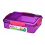 Pudełko na jedzenie Sistema Snack Attack Duo 975ml fioletowy