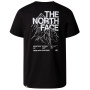 Koszulka męska The North Face M Ss Mountain Outline Tee