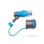 Ustnik Hydrapak Blaster Bite Valve szary/niebieski Clear