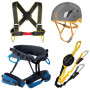 Zestaw Ferratowy Singing Rock Packet Ferrata Exp (yellow/grey helmet)