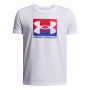 T-shirt dziecięcy Under Armour B BOXED SPORTS UPDATE SS biały White