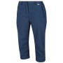 Damskie spodnie 3/4 Regatta Chaska Capri II niebieski Darkden